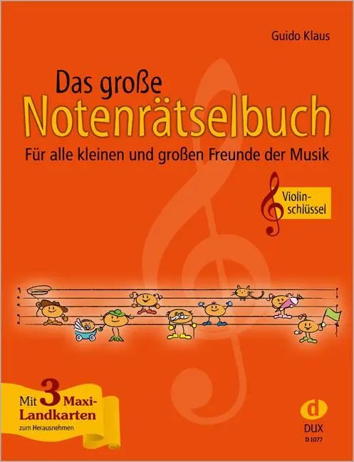 Cover: 9783868490121 | Das große Notenrätselbuch | Violinschlüssel | Guido Klaus | Broschüre