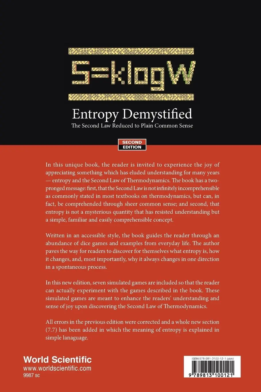 Rückseite: 9789813100121 | ENTROPY DEMYSTIFIED (2ND ED) | Arieh Ben-Naim | Taschenbuch | Englisch