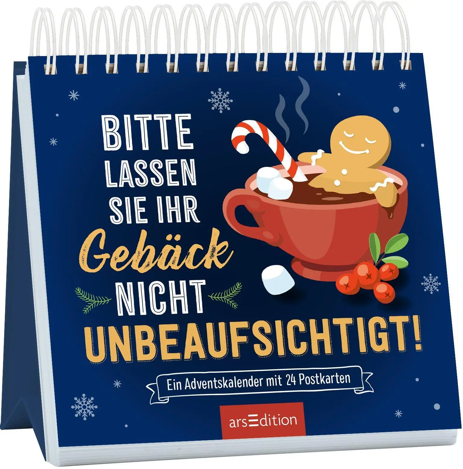 Cover: 4014489140221 | Postkarten-Adventskalender. Bitte lassen Sie Ihr Gebäck nicht...