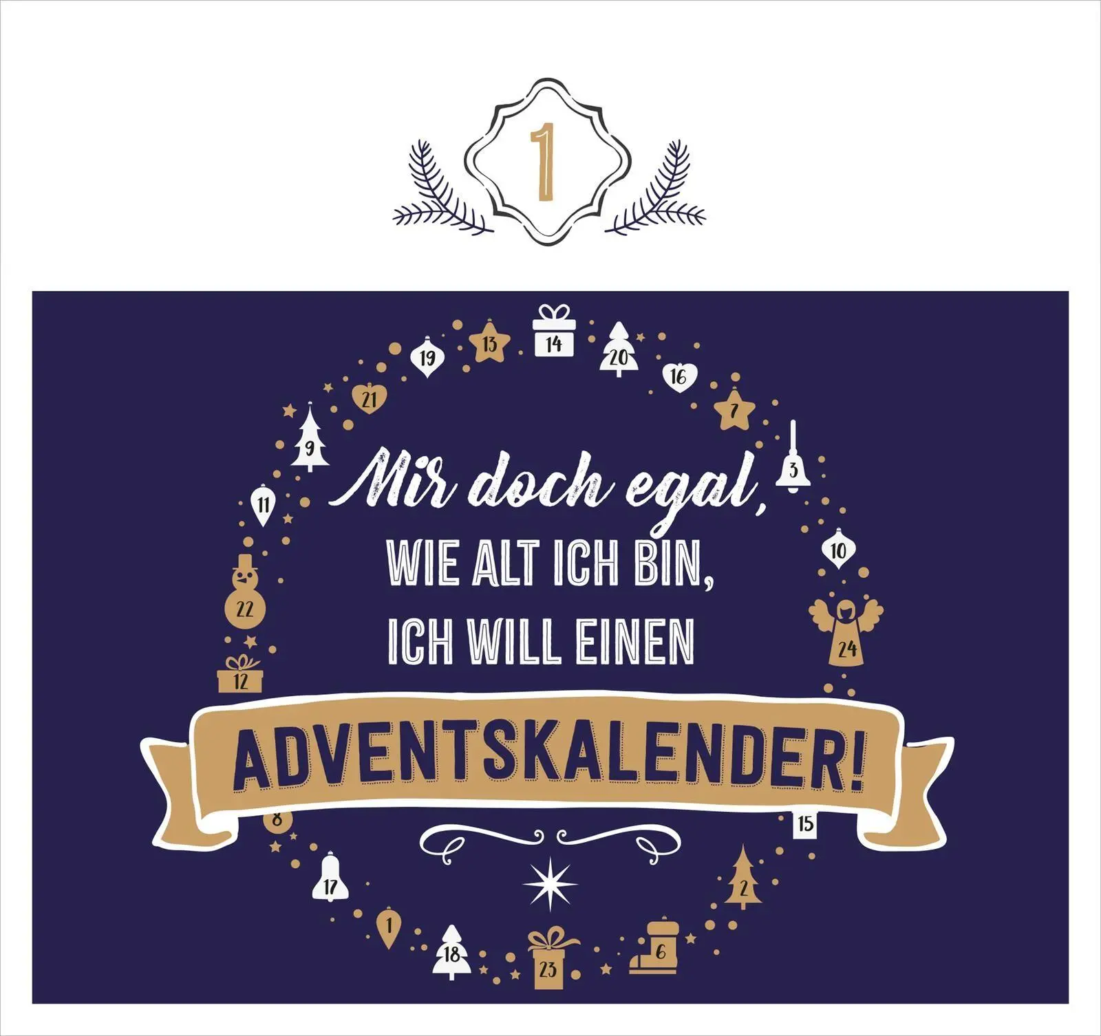 Bild: 4014489140221 | Postkarten-Adventskalender. Bitte lassen Sie Ihr Gebäck nicht...