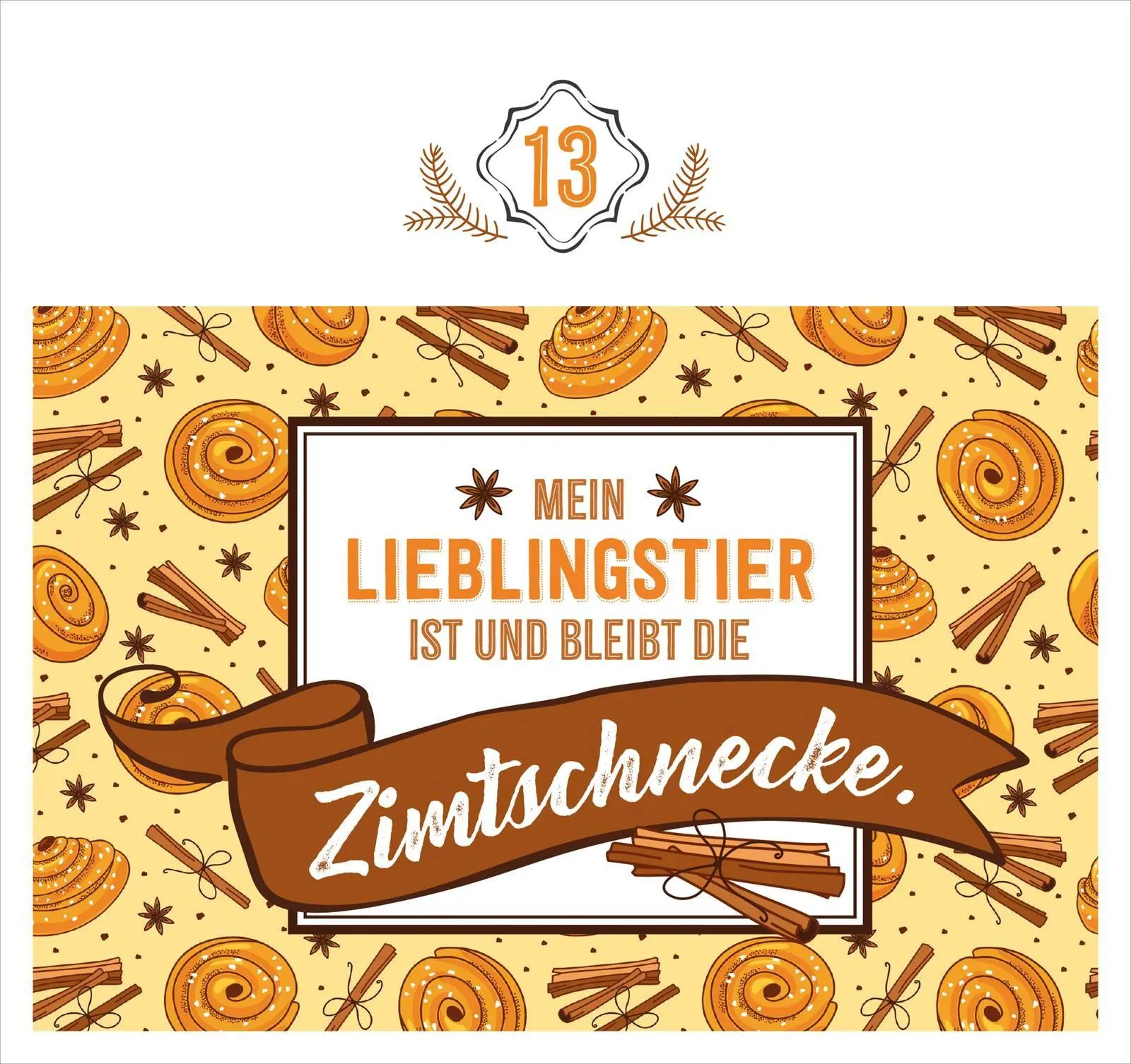 Bild: 4014489140221 | Postkarten-Adventskalender. Bitte lassen Sie Ihr Gebäck nicht...