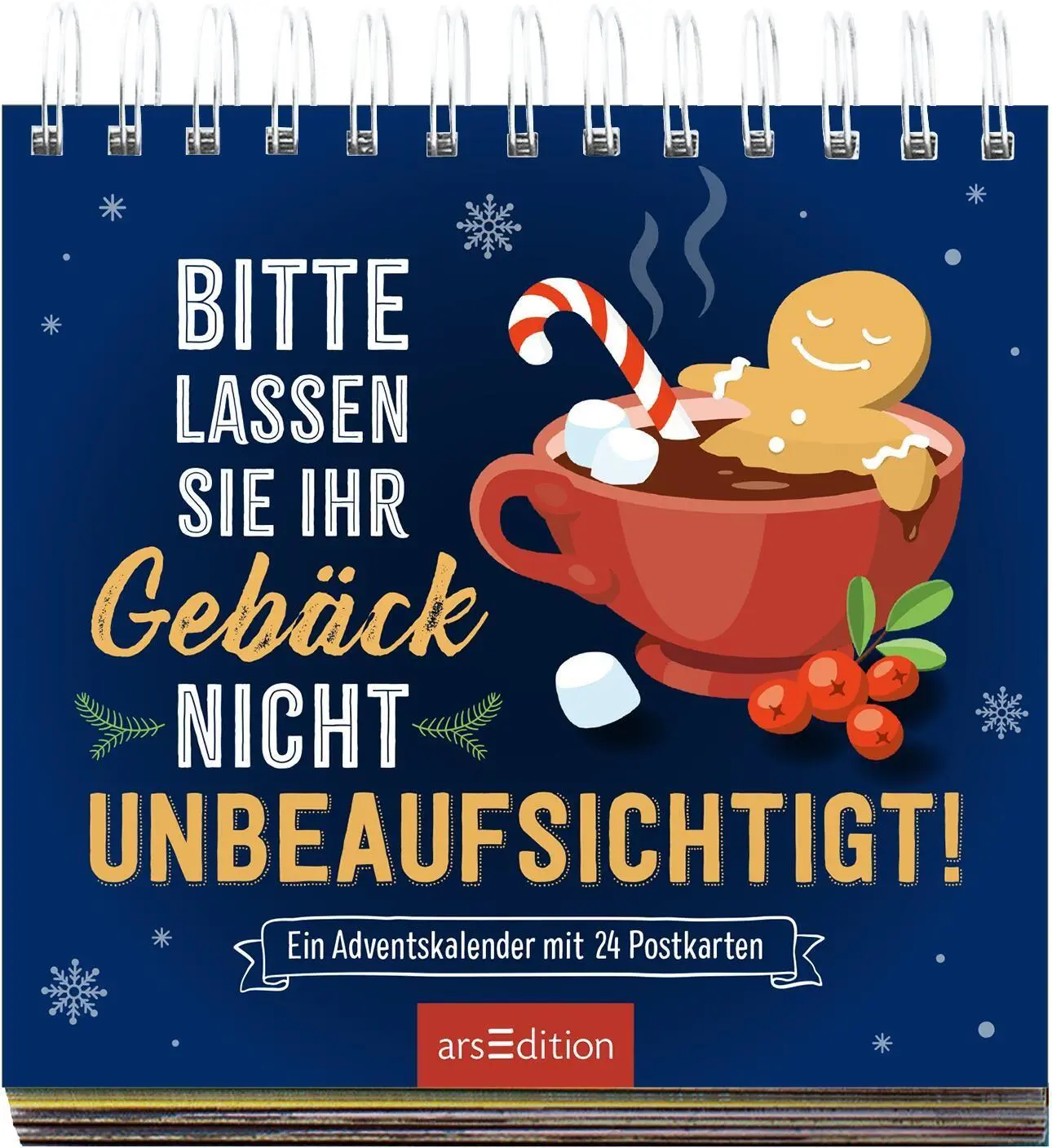 Bild: 4014489140221 | Postkarten-Adventskalender. Bitte lassen Sie Ihr Gebäck nicht...