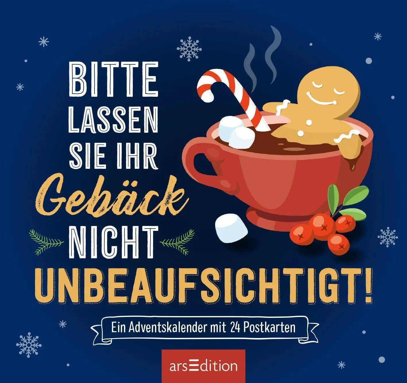 Bild: 4014489140221 | Postkarten-Adventskalender. Bitte lassen Sie Ihr Gebäck nicht...