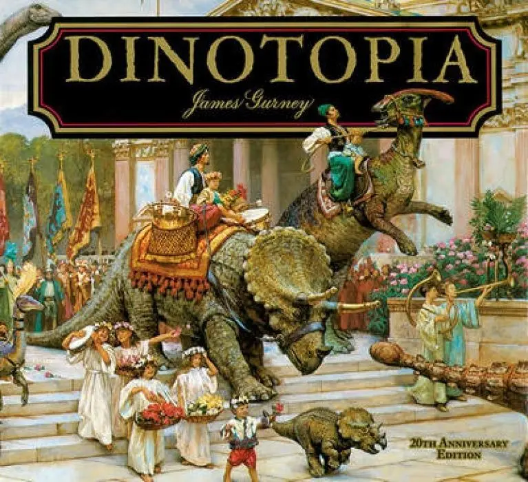 Cover: 9781606600221 | Dinotopia, a Land Apart from Time | 20th Anniversary Edition | Gurney