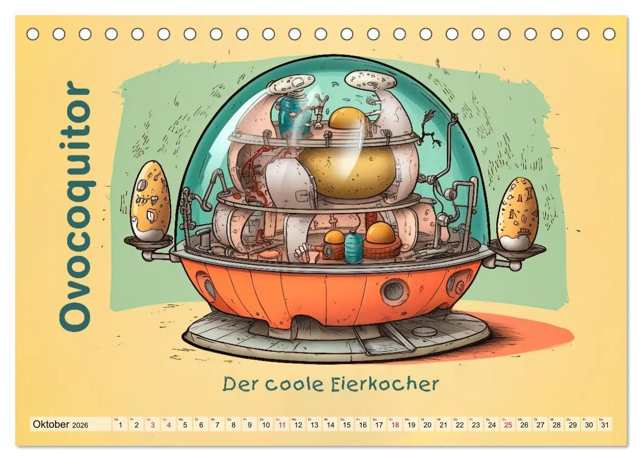 Bild: 9783457530221 | Gastronomatron - Fantasie in der Küche (Tischkalender 2026 DIN A5...