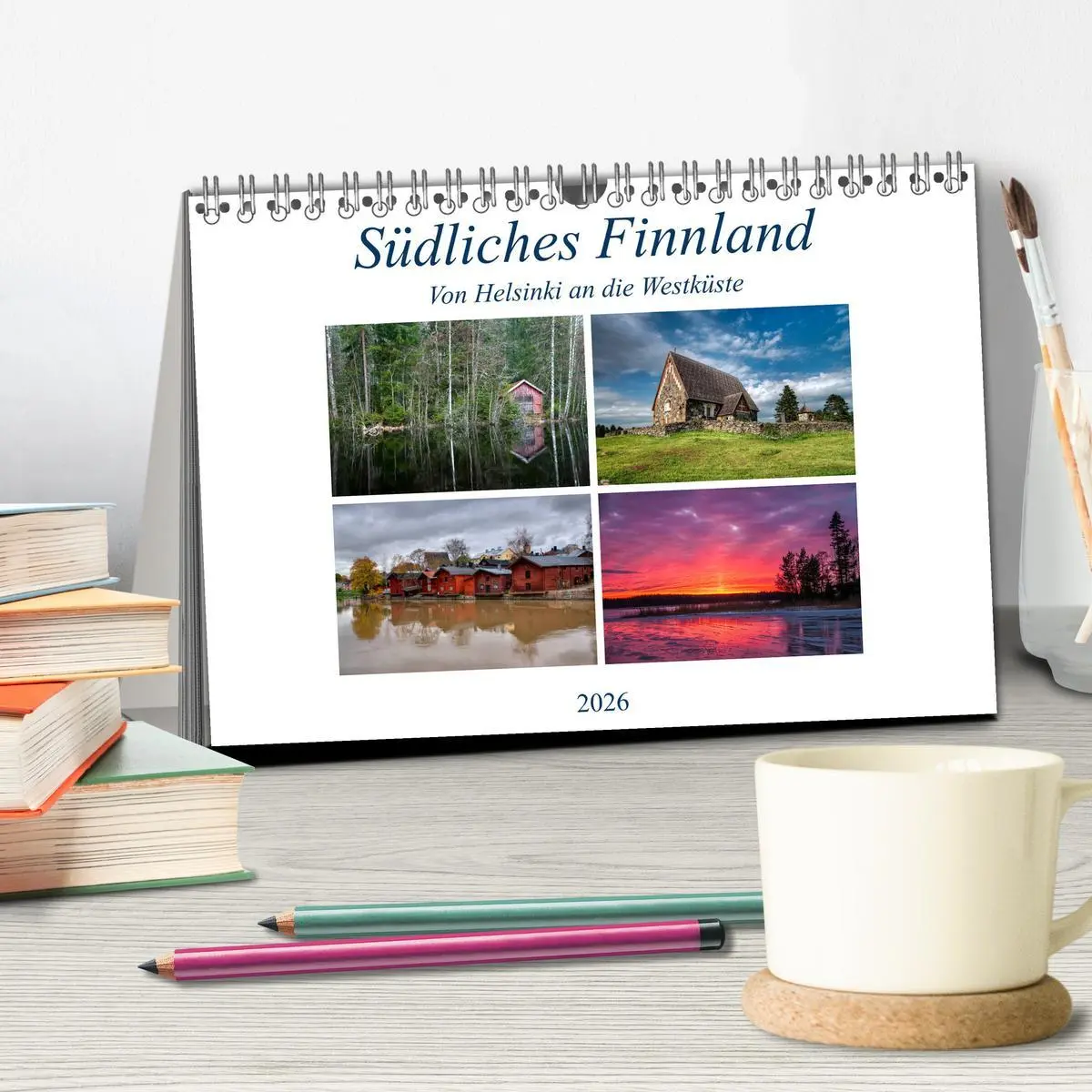 Bild: 9783457840221 | Südliches Finnland (Tischkalender 2026 DIN A5 quer), CALVENDO...