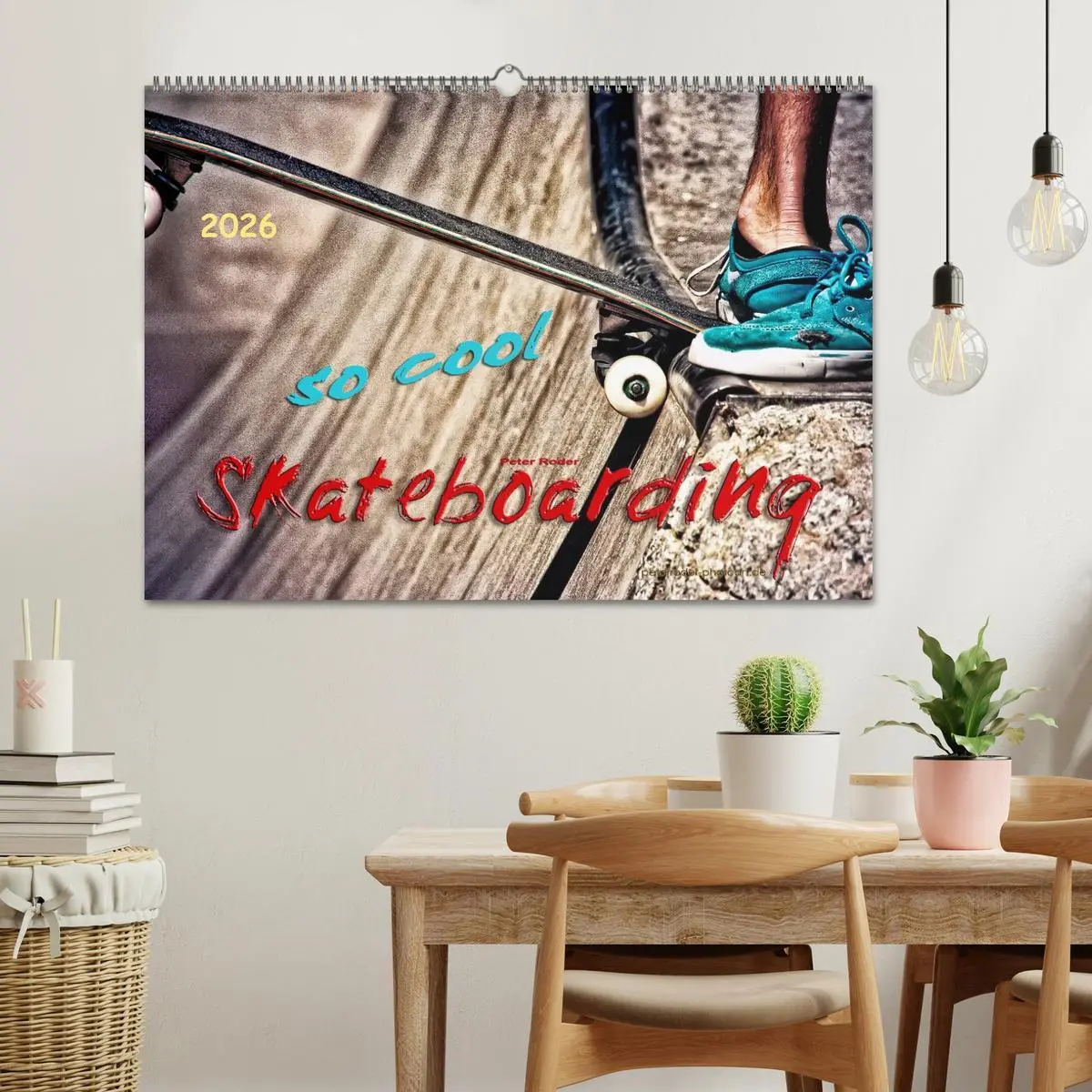 Bild: 9783457910221 | Skateboarding, so cool (Wandkalender 2026 DIN A2 quer), CALVENDO...