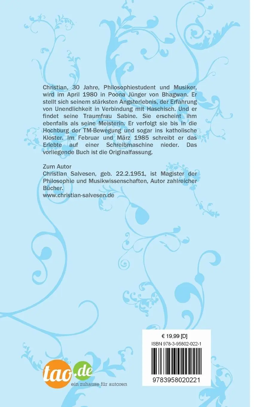 Rückseite: 9783958020221 | Sex, Haschisch und Erleuchtung | Ein Liebesroman | Christian Salvesen