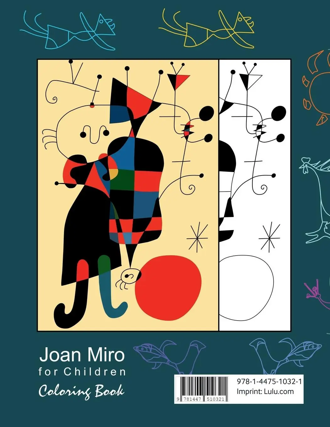Rückseite: 9781447510321 | Joan Miro for Children Coloring Book | Jacek Lasa | Taschenbuch | 2023