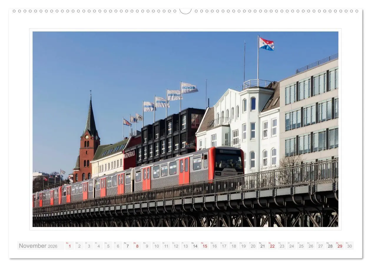 Bild: 9783457830321 | Hamburger Impressionen 2026 (Wandkalender 2026 DIN A2 quer),...