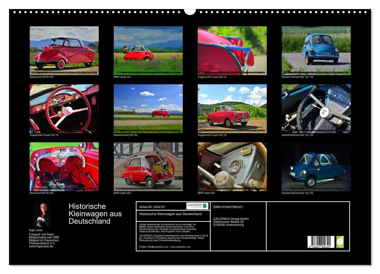 Bild: 9783457900321 | Historische Kleinwagen aus Deutschland (Wandkalender 2026 DIN A2...