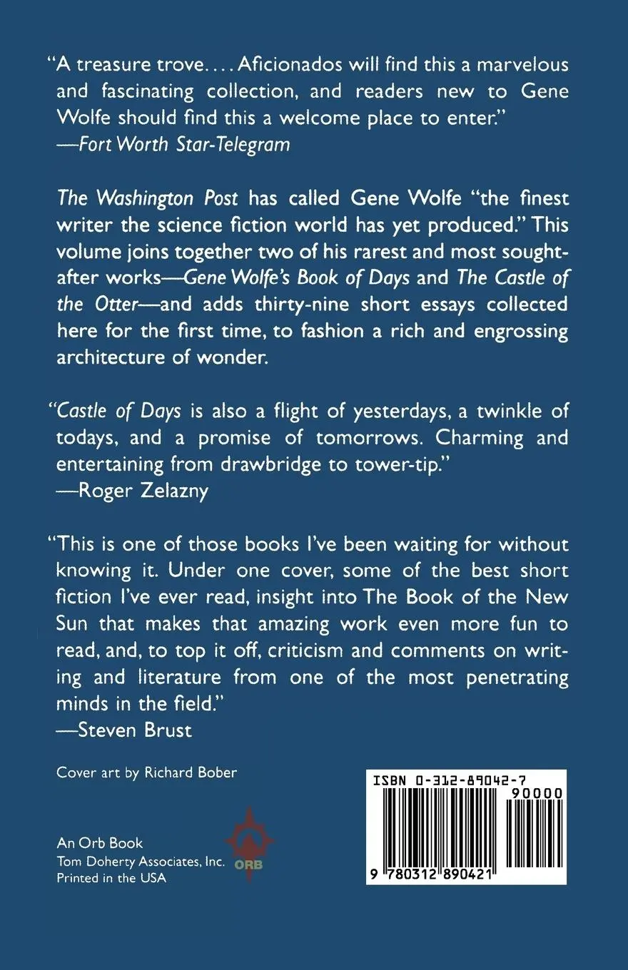 Rückseite: 9780312890421 | Castle of Days | Gene Wolfe | Taschenbuch | Englisch | 1995