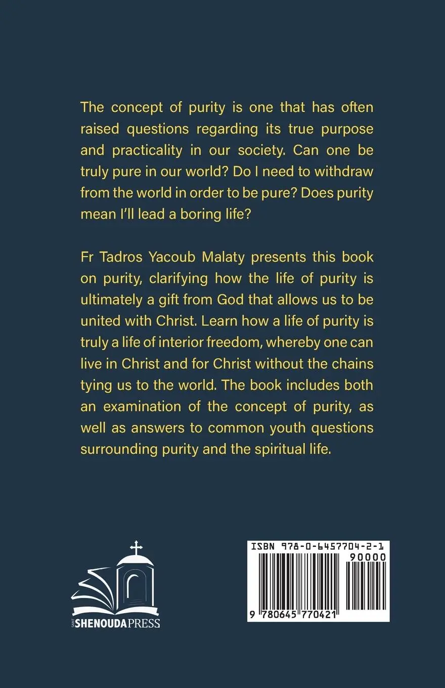 Rückseite: 9780645770421 | Purity | Fr Tadros Malaty | Taschenbuch | Englisch | 2023