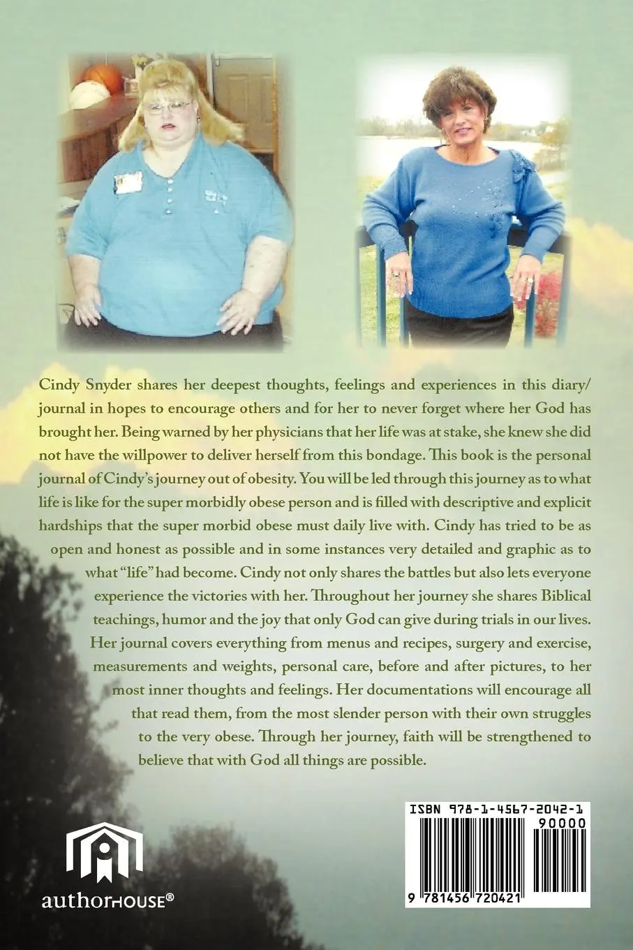 Rückseite: 9781456720421 | My Journey Out of Super Morbid Obesity | Cindy Snyder | Taschenbuch