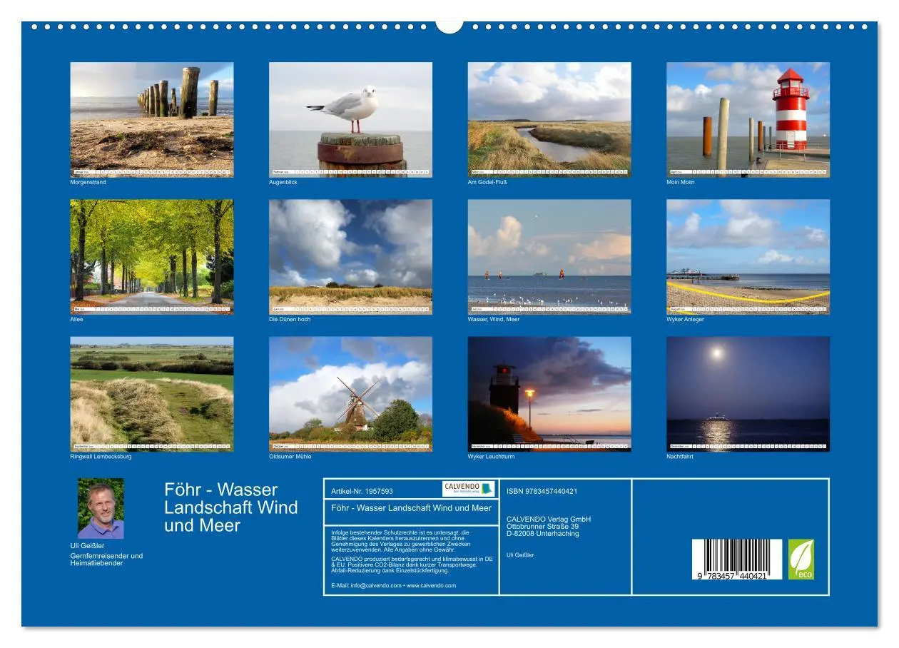 Bild: 9783457440421 | Föhr - Wasser Landschaft Wind und Meer (hochwertiger Premium...