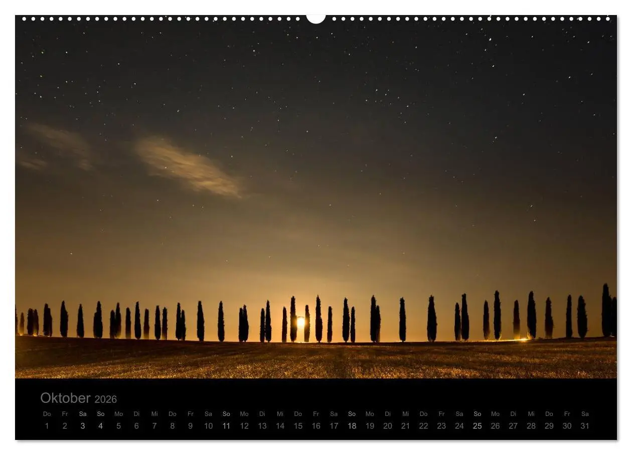 Bild: 9783516150421 | - Magie des Lichtes - TOSKANA (hochwertiger Premium Wandkalender...