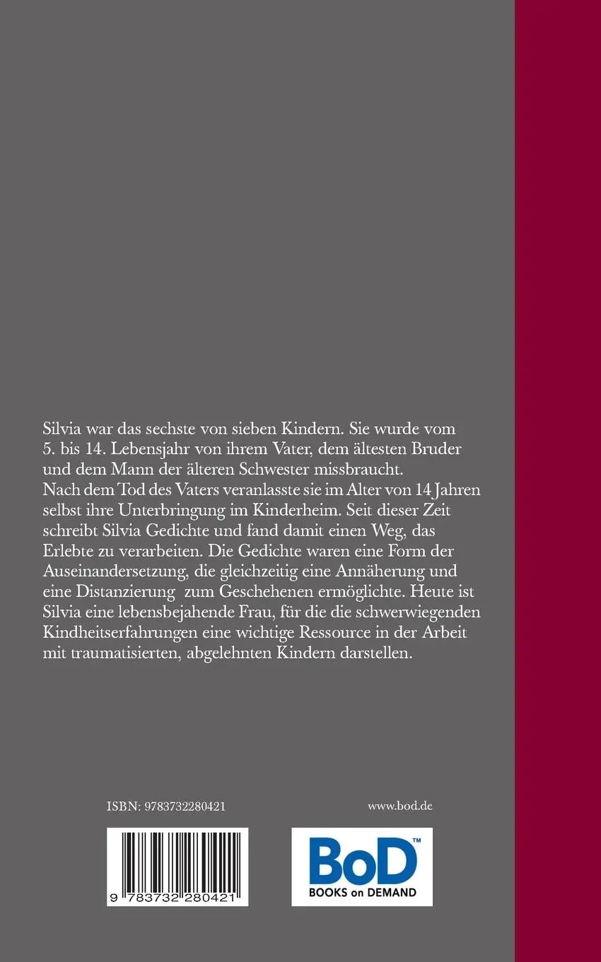 Rückseite: 9783732280421 | Nie wieder schweigen | Silvia S. | Taschenbuch | 104 S. | Deutsch