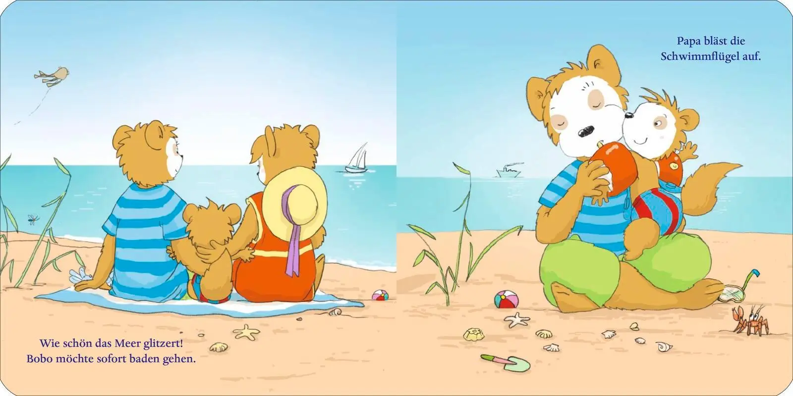 Bild: 9783757100421 | Bobo am Meer | Pappbilder über den ersten Urlaub ab 24 Monaten | Buch