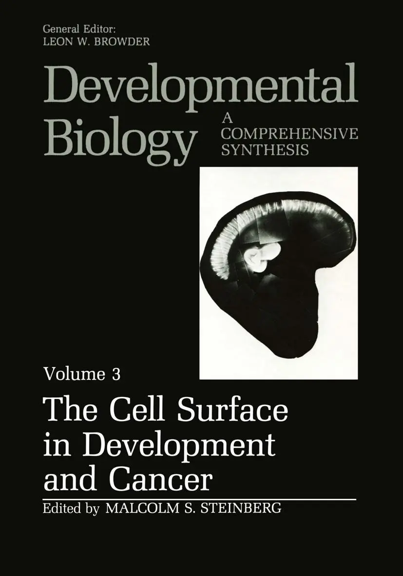 Cover: 9781468450521 | The Cell Surface in Development and Cancer | Malcolm S. Steinberg | xv