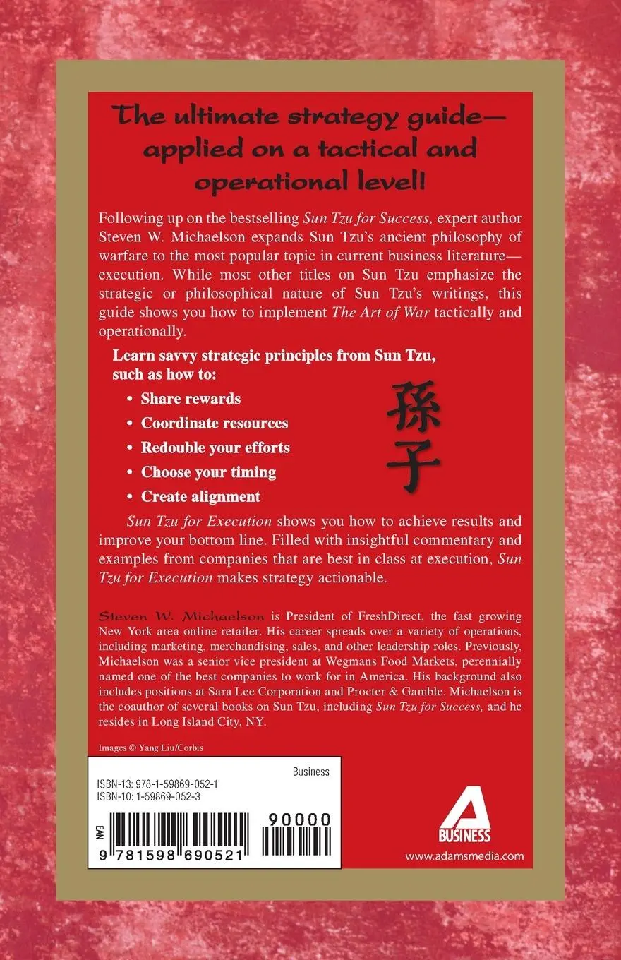 Rückseite: 9781598690521 | Sun Tzu for Execution | How to Use the Art of War to Get Results