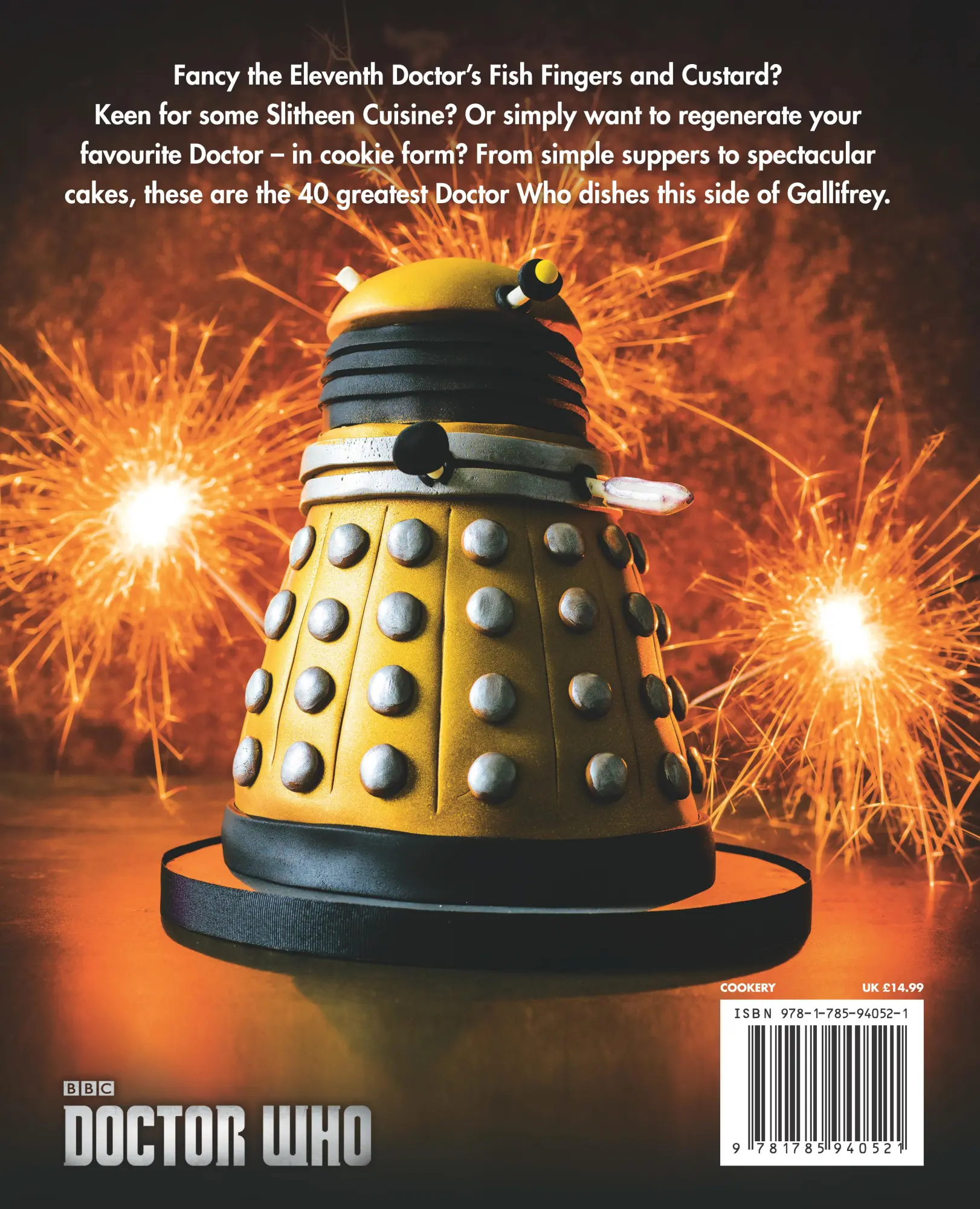 Rückseite: 9781785940521 | Doctor Who | The Official Cookbook | Joanna Farrow | Buch | Gebunden