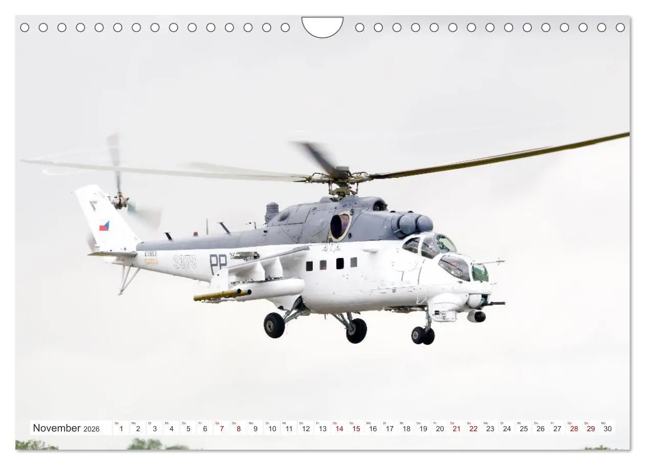 Bild: 9783457740521 | Hubschrauber in Action (Wandkalender 2026 DIN A4 quer), CALVENDO...