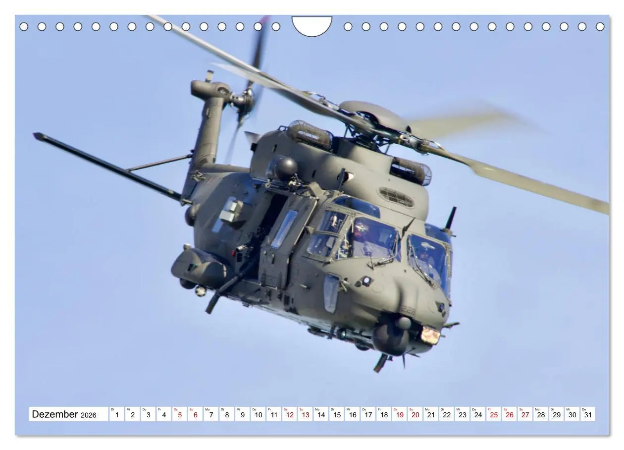 Bild: 9783457740521 | Hubschrauber in Action (Wandkalender 2026 DIN A4 quer), CALVENDO...