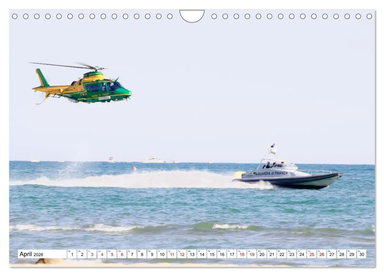 Bild: 9783457740521 | Hubschrauber in Action (Wandkalender 2026 DIN A4 quer), CALVENDO...