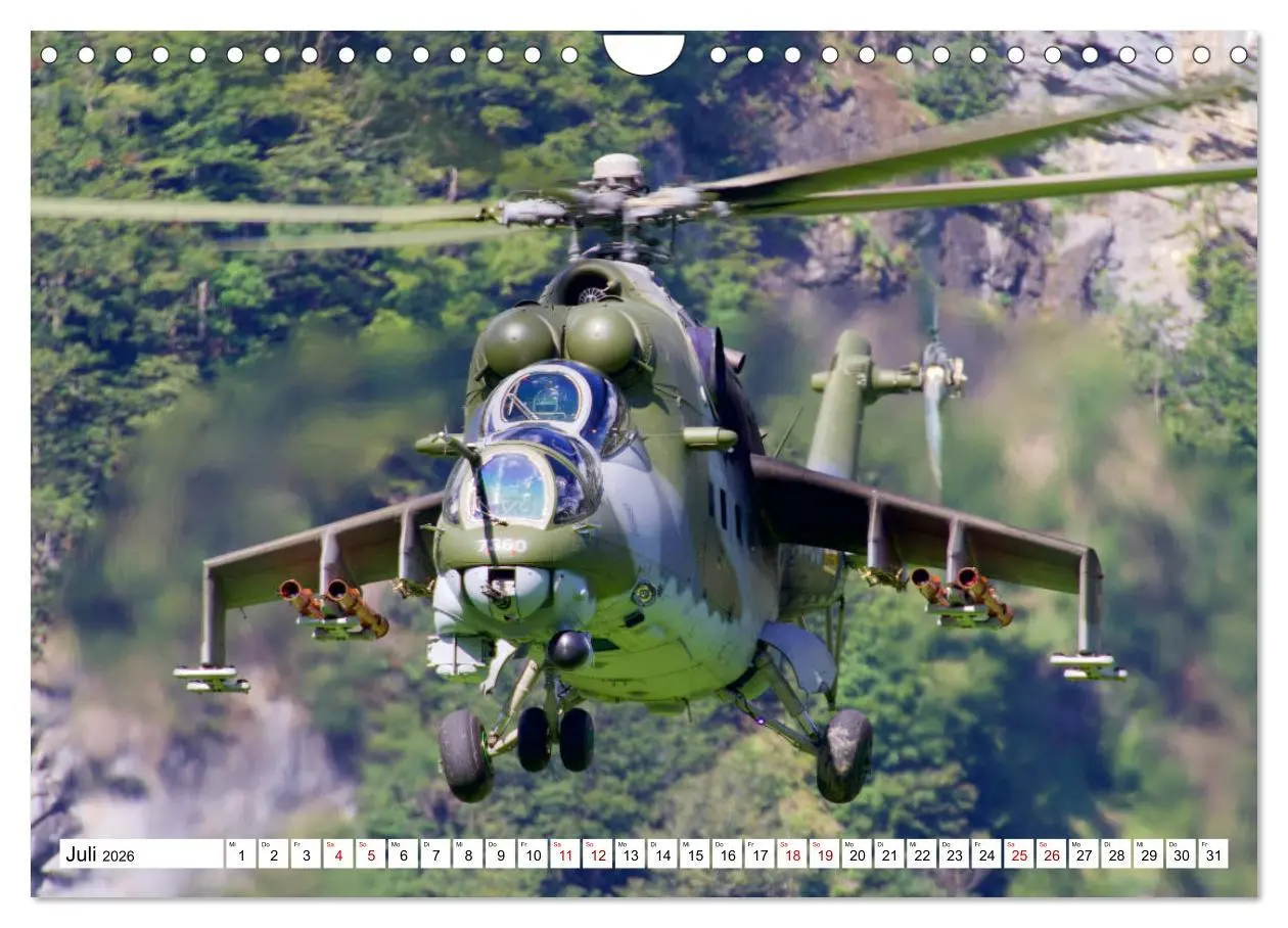 Bild: 9783457740521 | Hubschrauber in Action (Wandkalender 2026 DIN A4 quer), CALVENDO...