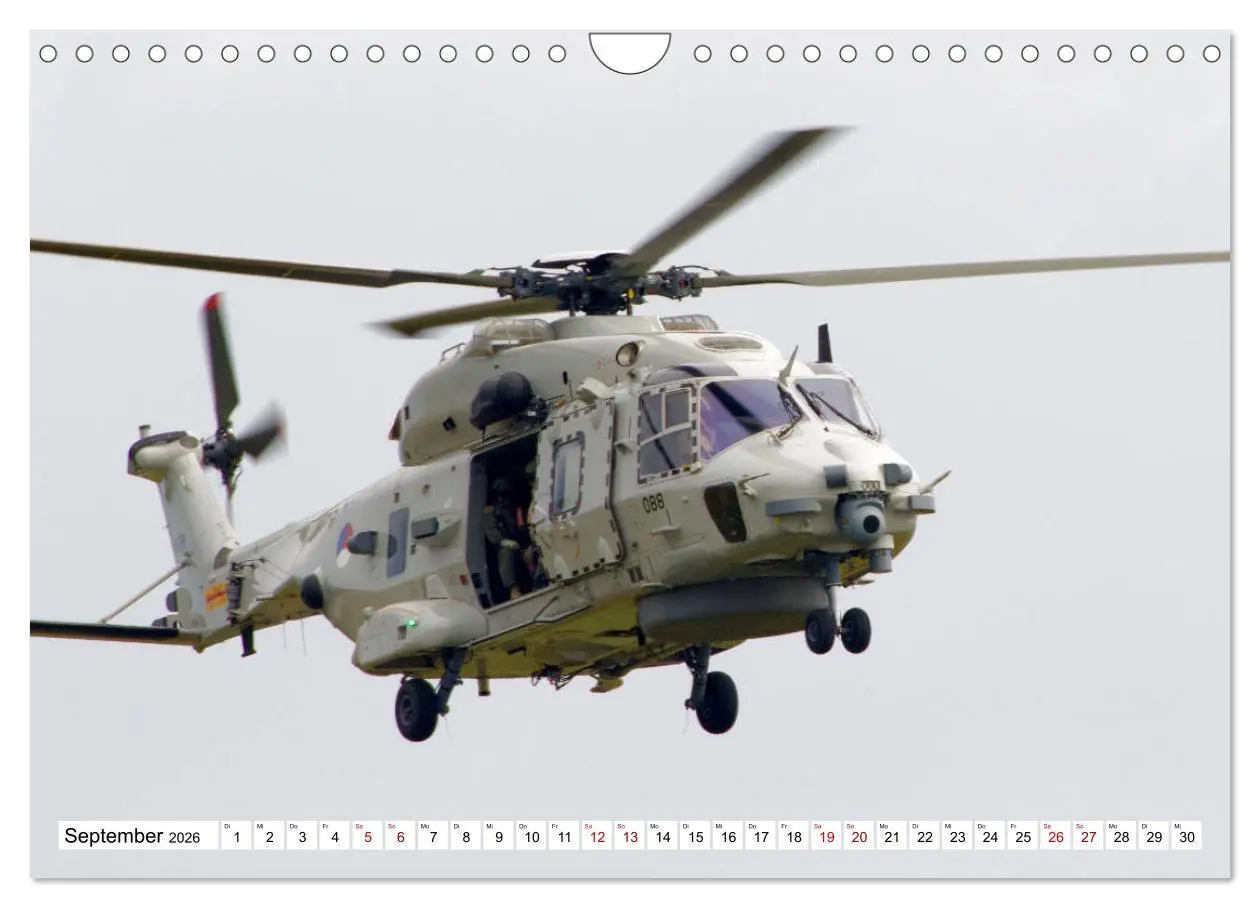 Bild: 9783457740521 | Hubschrauber in Action (Wandkalender 2026 DIN A4 quer), CALVENDO...
