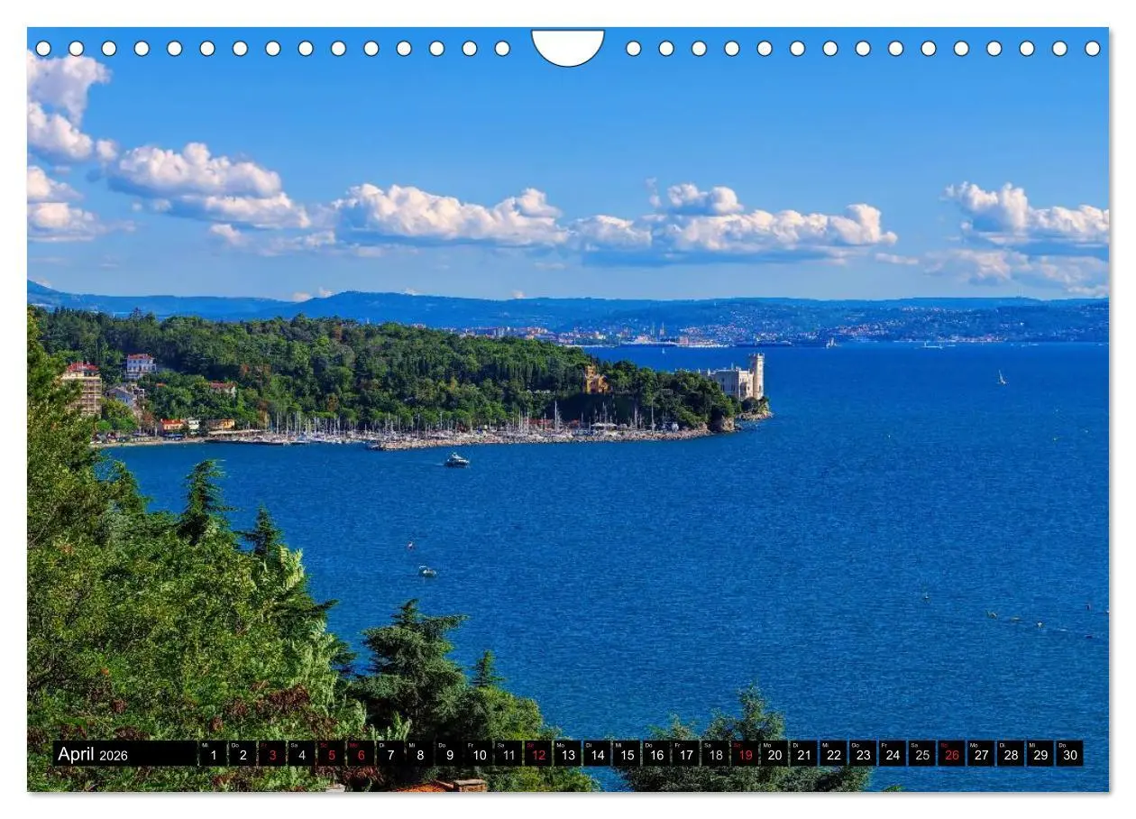 Bild: 9783457980521 | Triest und seine Riviera (Wandkalender 2026 DIN A4 quer), CALVENDO...