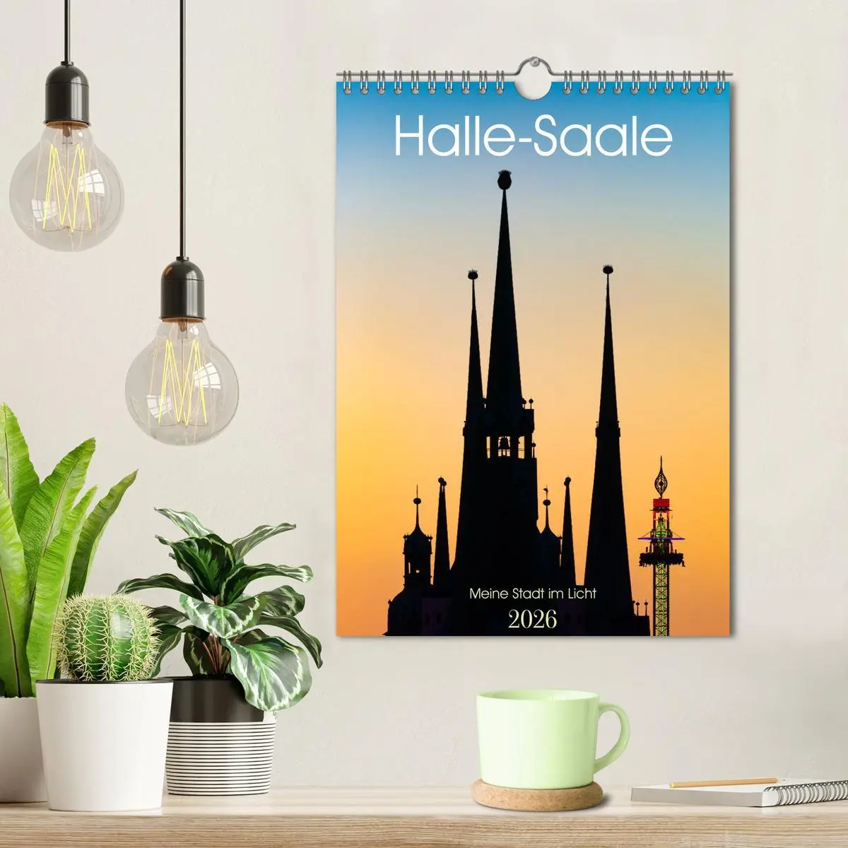 Bild: 9783516450521 | Halle/Saale - Meine Stadt im Licht (Wandkalender 2026 DIN A4 hoch),...