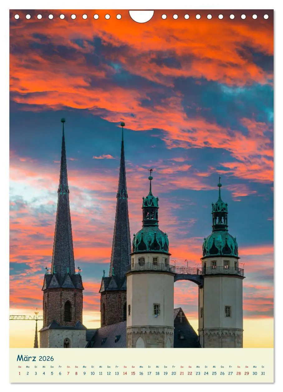 Bild: 9783516450521 | Halle/Saale - Meine Stadt im Licht (Wandkalender 2026 DIN A4 hoch),...