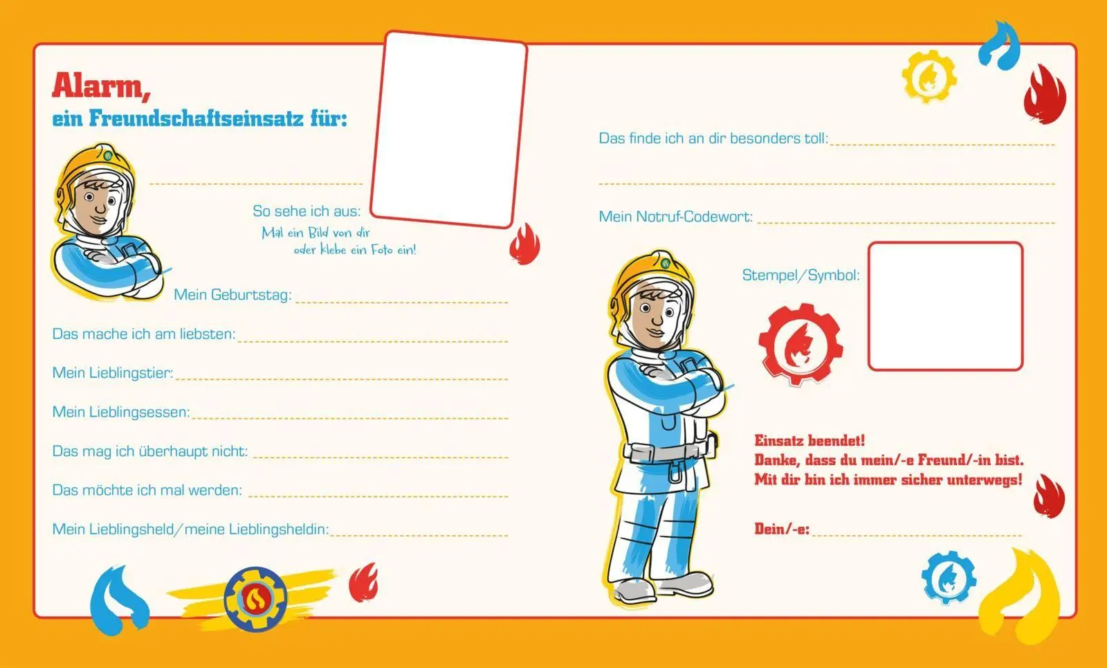 Bild: 9783845130521 | Feuerwehrmann Sam: Mein cooles Freundebuch | Buch | 64 S. | Deutsch