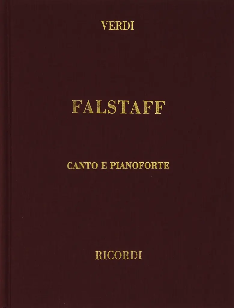Cover: 9790041370521 | Falstaff | hard cover | Giuseppe Verdi | Klavierauszug Gebunden | 1981