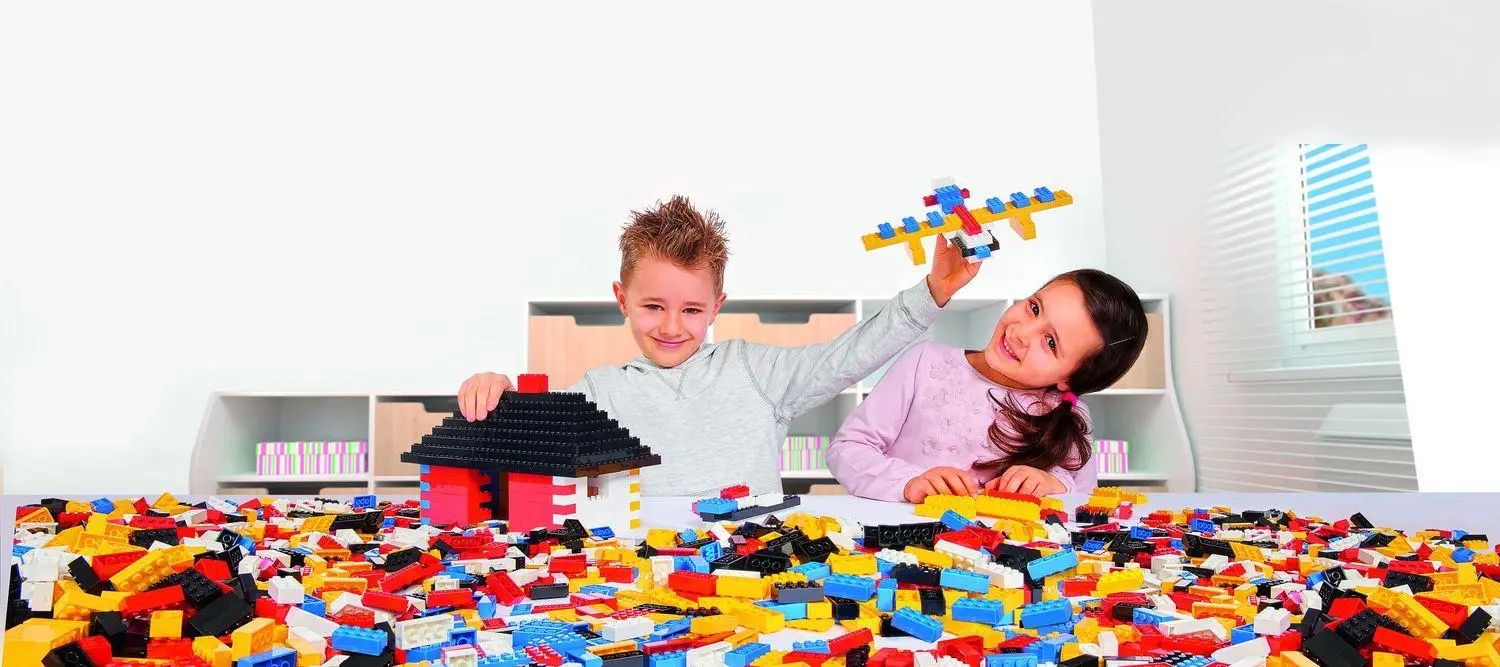 Bild: 8000796090621 | Blox - 700 Bausteine bunt - incl. Box - kompatibel mit bekannten...