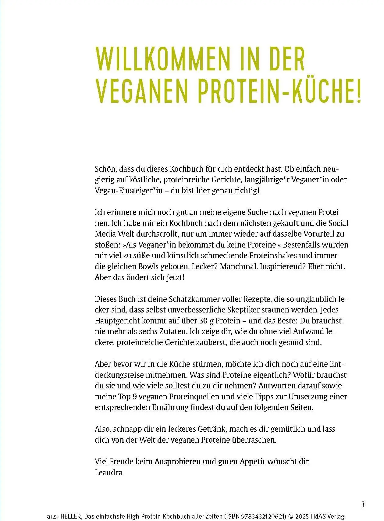Bild: 9783432120621 | Das einfachste High-Protein-Kochbuch aller Zeiten | Leandra Heller