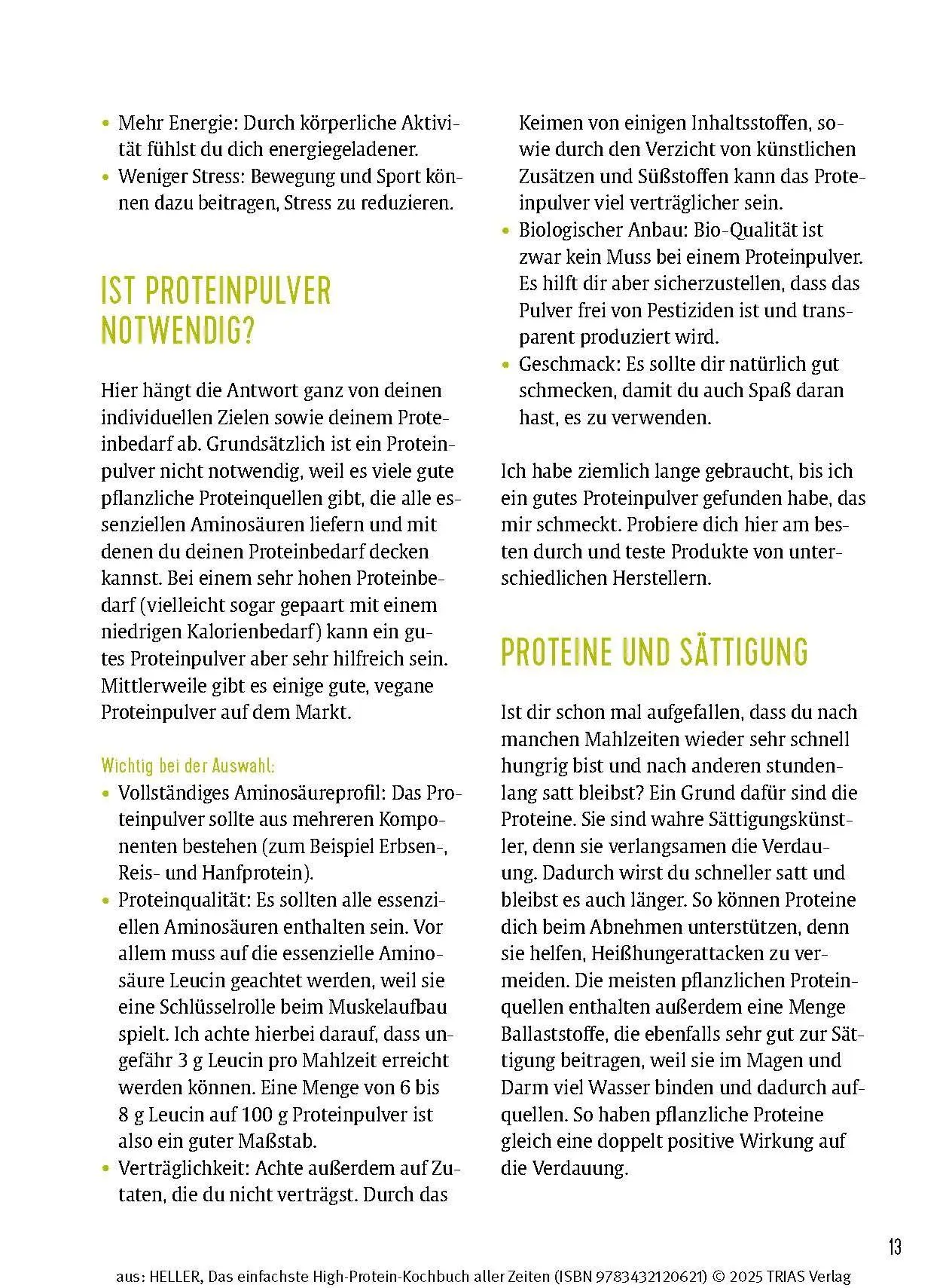 Bild: 9783432120621 | Das einfachste High-Protein-Kochbuch aller Zeiten | Leandra Heller