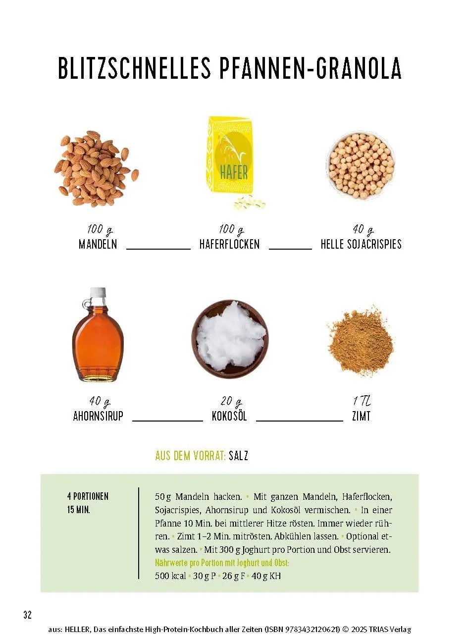 Bild: 9783432120621 | Das einfachste High-Protein-Kochbuch aller Zeiten | Leandra Heller
