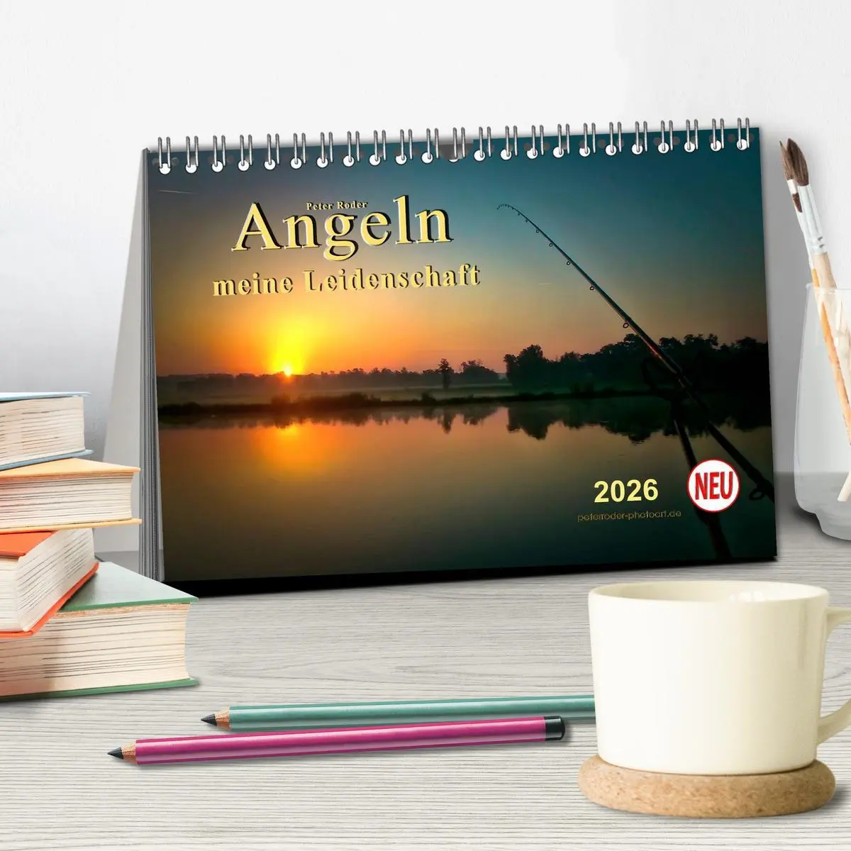 Bild: 9783457970621 | Angeln - meine Leidenschaft (Tischkalender 2026 DIN A5 quer),...
