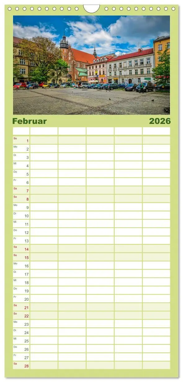 Bild: 9783516510621 | Familienplaner 2026 - Krakau - das polnische Florenz mit 5 Spalten...