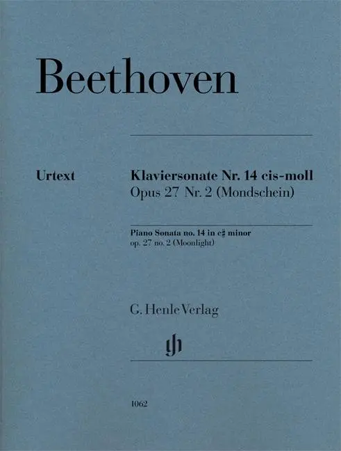 Cover: 9790201810621 | Klaviersonate Nr. 14 cis-moll Opus 27 Nr.2 (Mondschein) | Beethoven