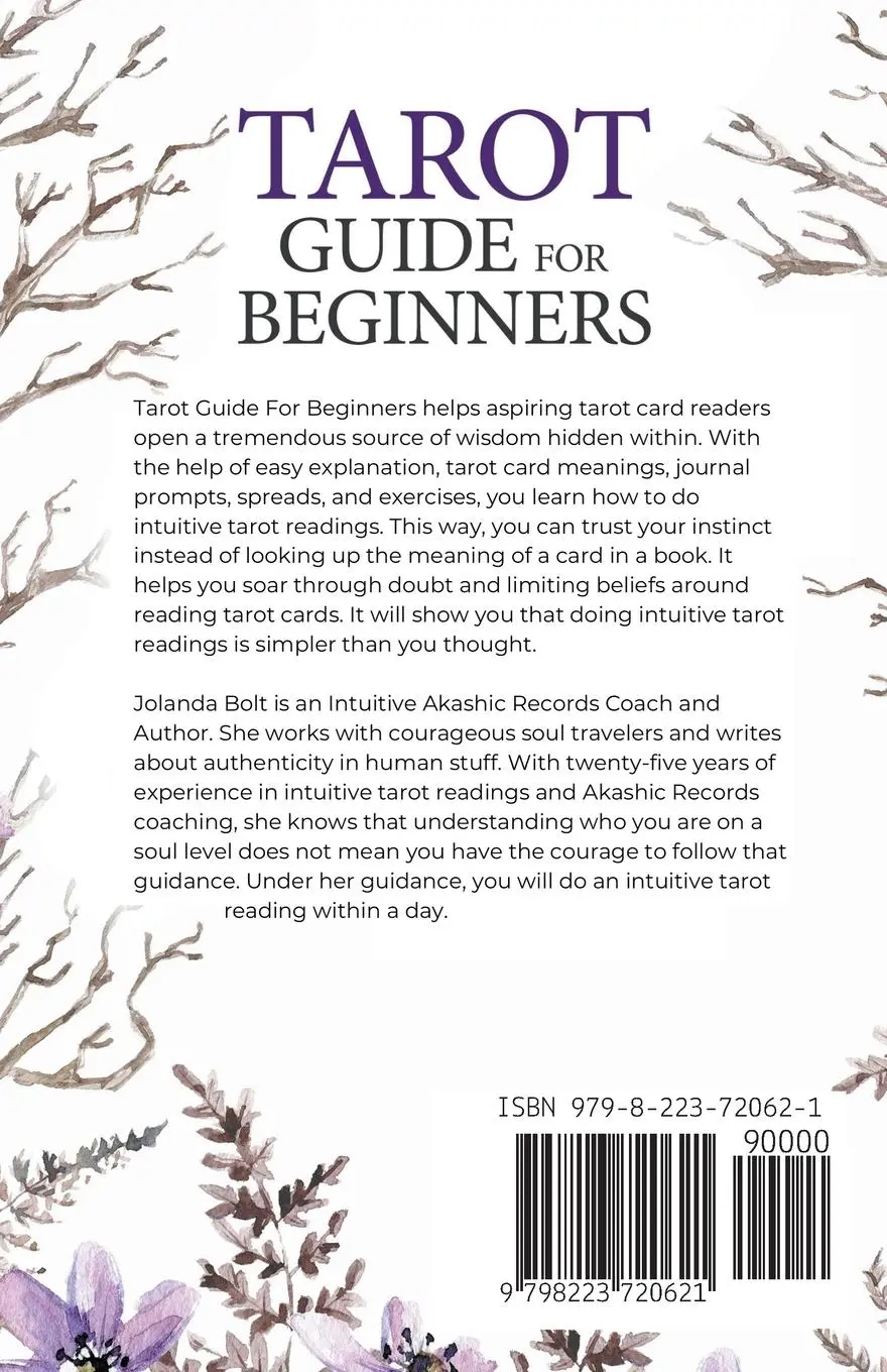 Rückseite: 9798223720621 | Tarot Guide For Beginners | Jolanda Bolt | Taschenbuch | Englisch