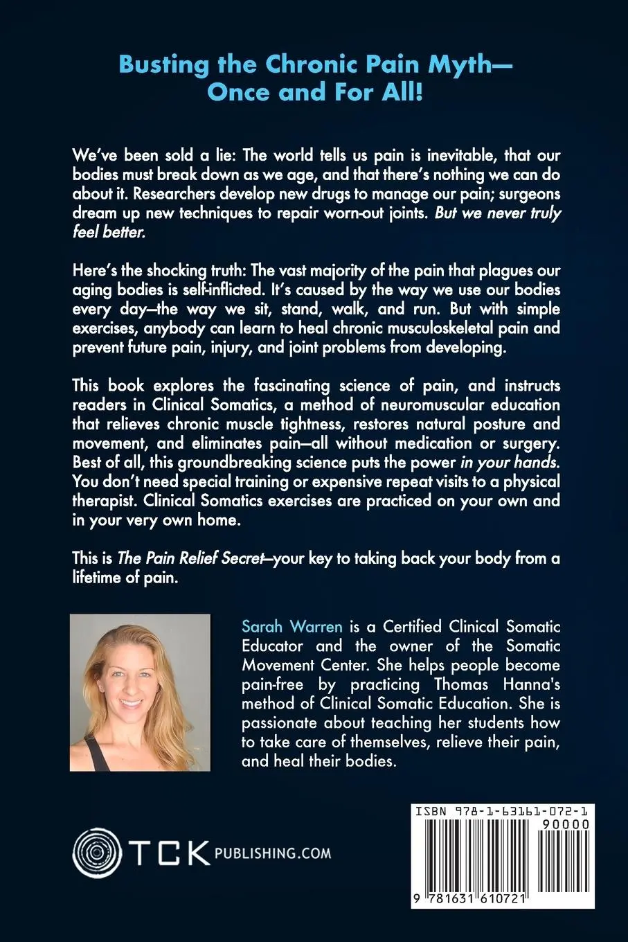 Rückseite: 9781631610721 | The Pain Relief Secret | Sarah Warren | Taschenbuch | Englisch | 2019