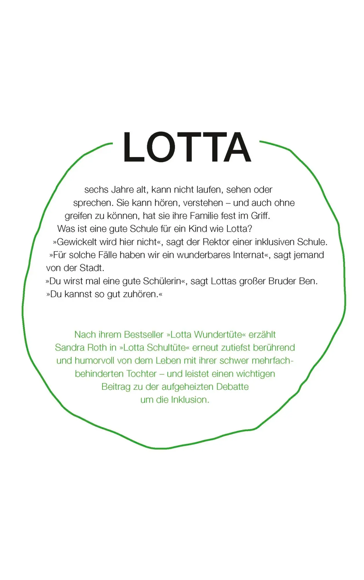 Rückseite: 9783462050721 | Lotta Schultüte | Mit dem Rollstuhl ins Klassenzimmer | Sandra Roth