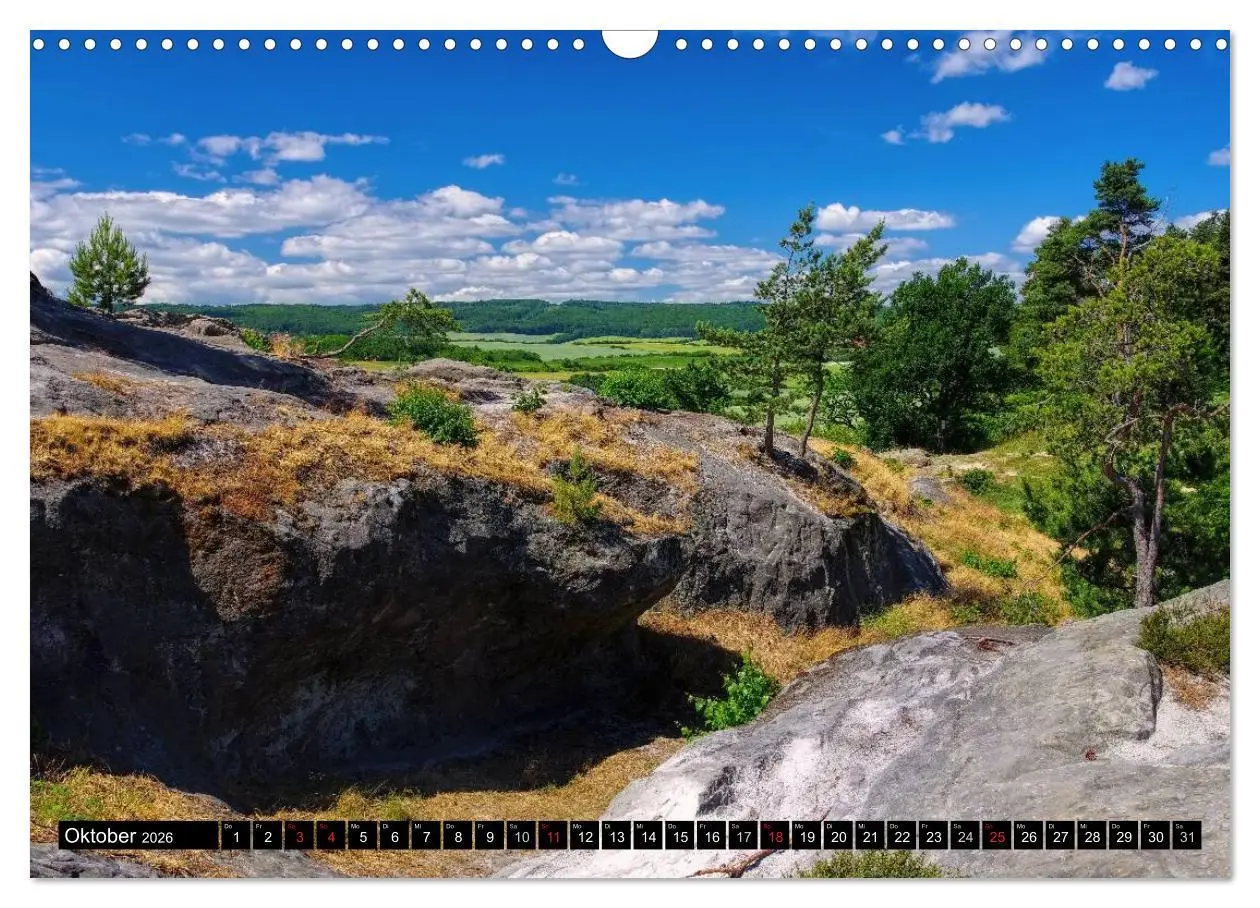 Bild: 9783516050721 | Die Teufelsmauer - Bizarre Felsformationen im Harz (Wandkalender...