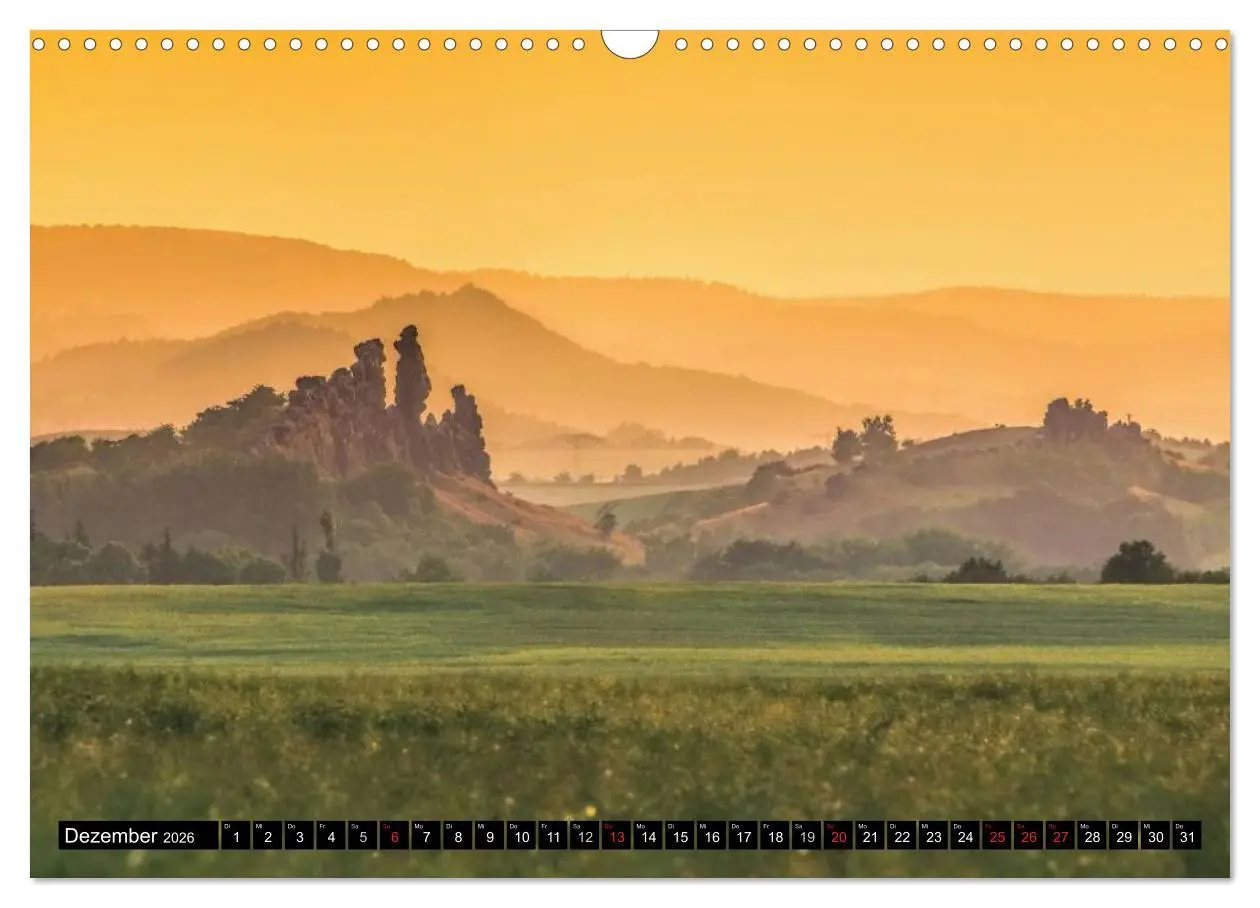 Bild: 9783516050721 | Die Teufelsmauer - Bizarre Felsformationen im Harz (Wandkalender...