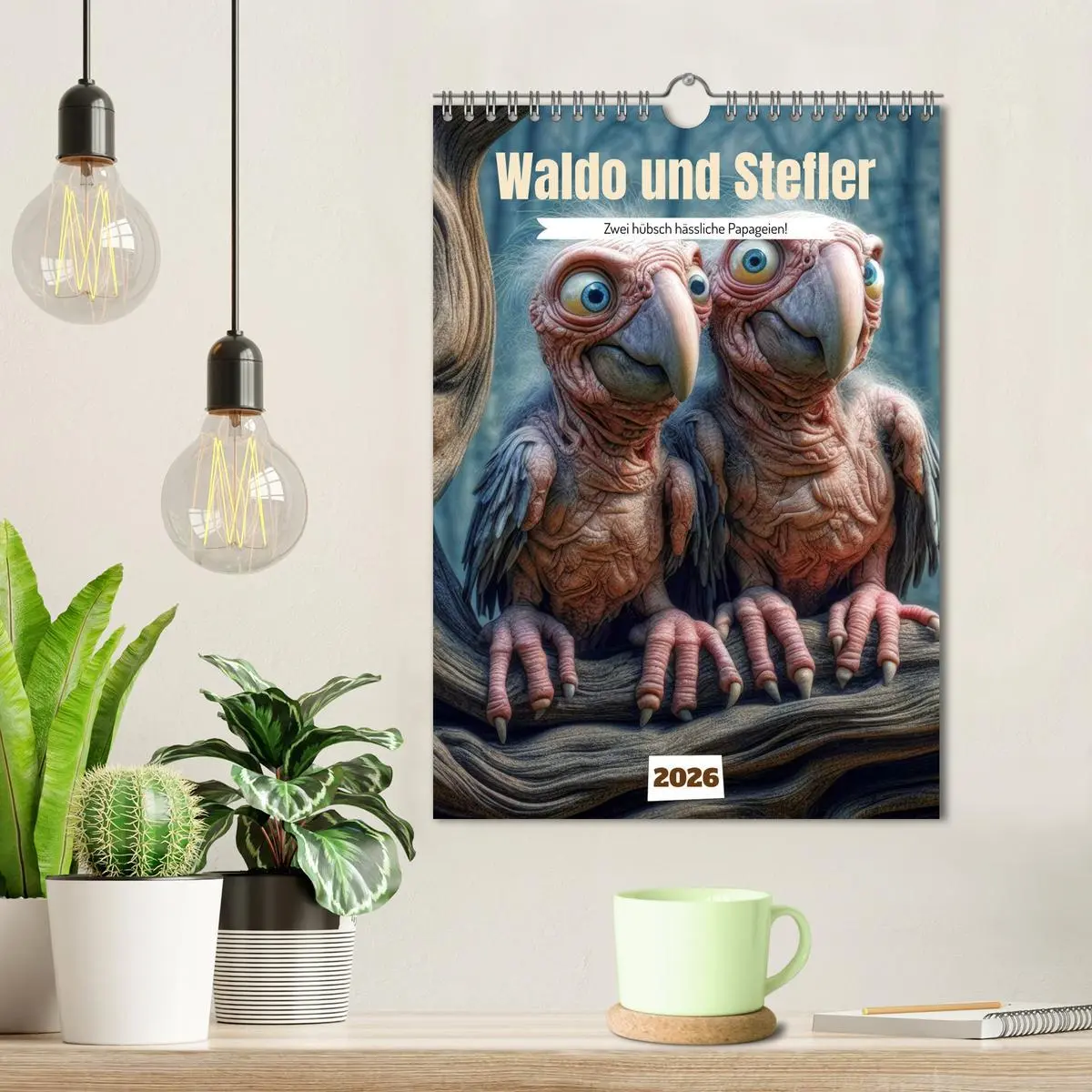 Bild: 9783516290721 | Waldo und Stefler (Wandkalender 2026 DIN A4 hoch), CALVENDO...