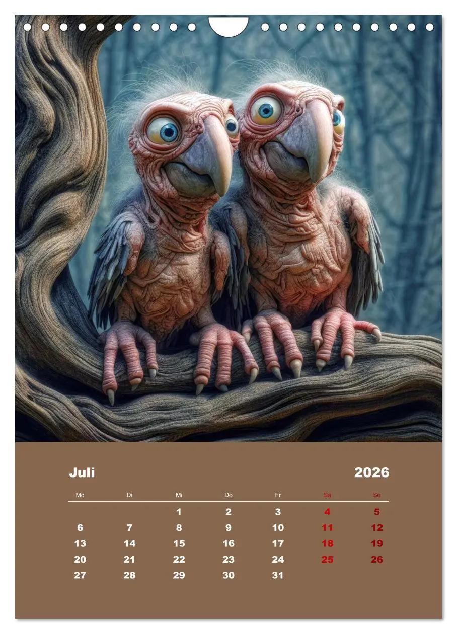Bild: 9783516290721 | Waldo und Stefler (Wandkalender 2026 DIN A4 hoch), CALVENDO...