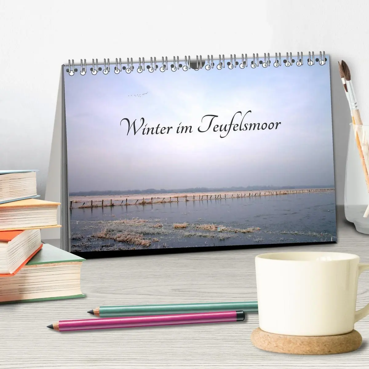 Bild: 9783569900721 | Winter im Teufelsmoor (Tischkalender 2027 DIN A5 quer), CALVENDO...